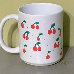 Cherry Painted Mug